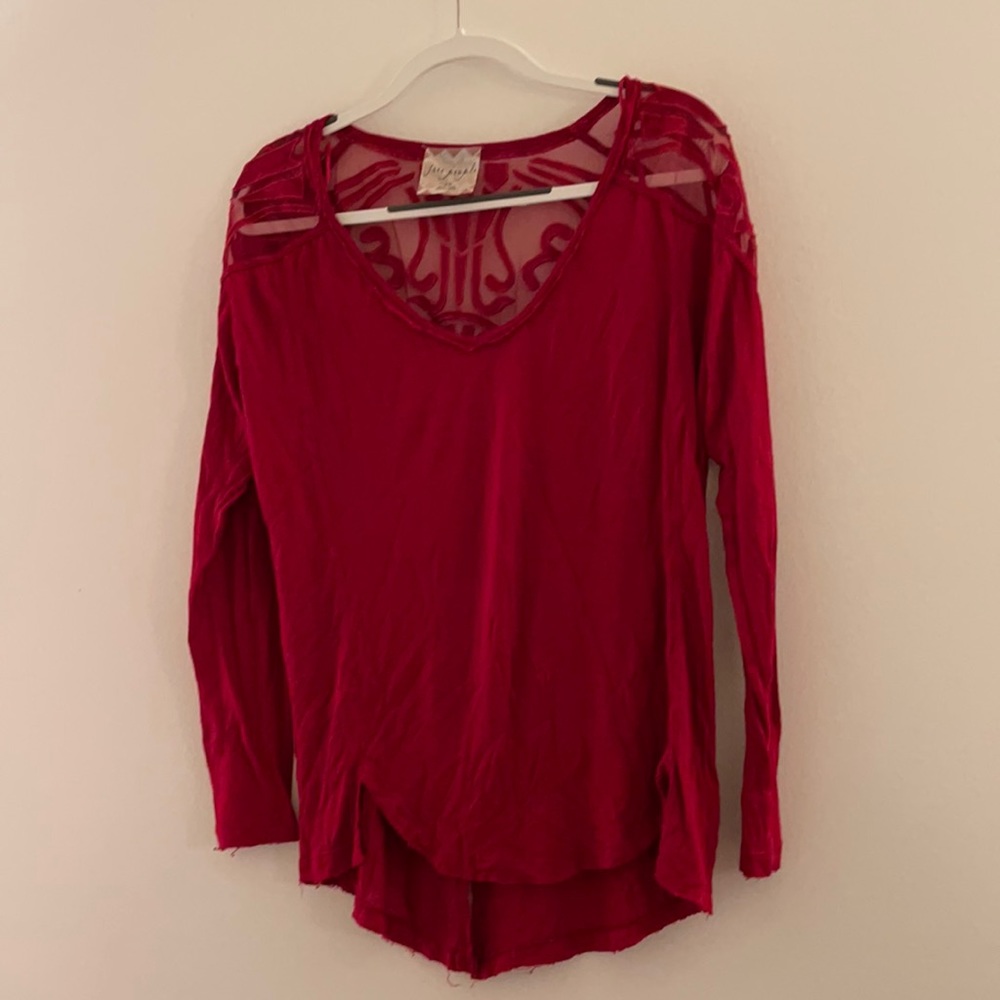 Free People long sleeve blouse/tshirt